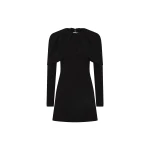 Rebecca Vallance Black Dreses The Piper Mini Dress redefines the perfect little black dress with modern design. Tailored from bonded crepe