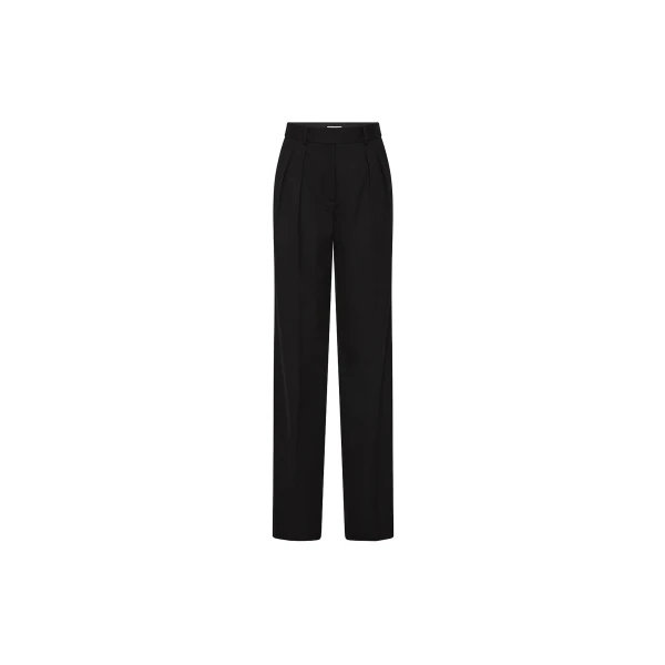 Rebecca Vallance Black Pants The Finley Pant in black epitomises sophisticated suiting. Featuring a tailored wide leg silhouette