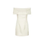 Rotate White Dress luxury Clothing from Coveti Marketplace