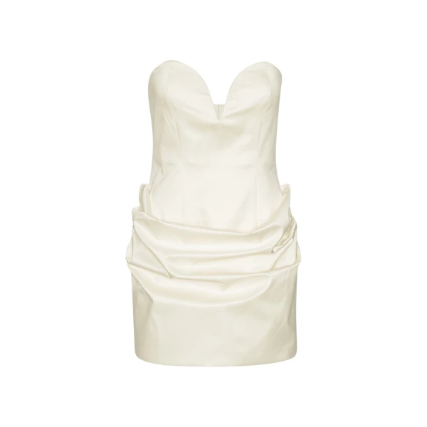Rotate White Dress luxury Clothing from Coveti Marketplace