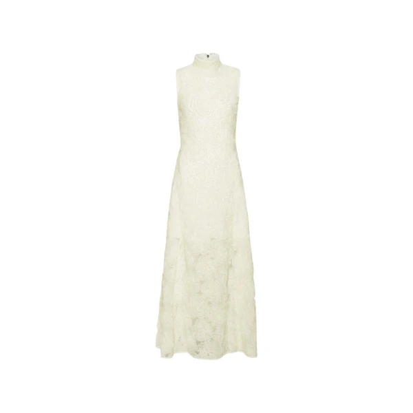 Rotate White Dress luxury Clothing from Coveti Marketplace