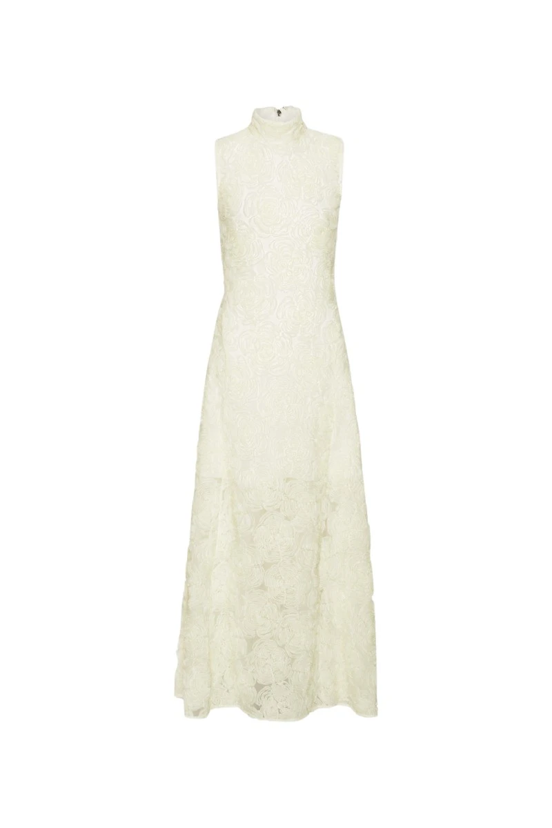 Rotate-Birger-Christensen-Flower-Mesh-Maxi-Dress-Creme-White-dress-coveti-2025-820424_nobg Rotate White Dress luxury Clothing from Coveti Marketplace