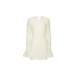 Rotate White Dress luxury Clothing from Coveti Marketplace