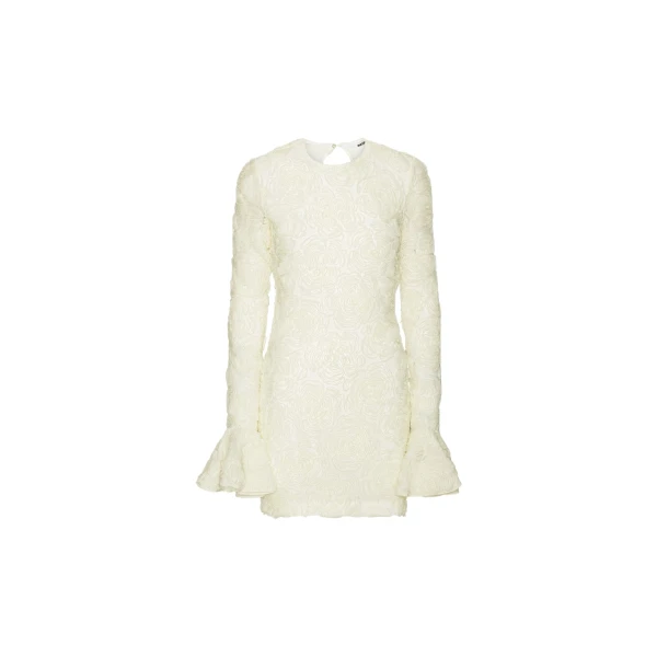 Rotate White Dress luxury Clothing from Coveti Marketplace