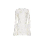 Rotate White Dress luxury Clothing from Coveti Marketplace