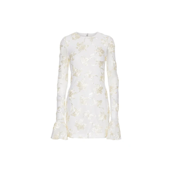 Rotate White Dress luxury Clothing from Coveti Marketplace