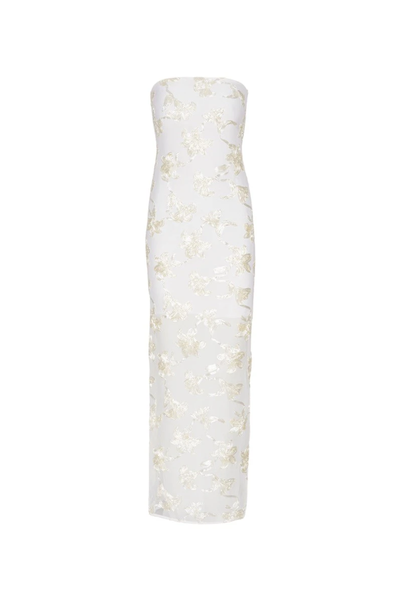 Rotate-Birger-Christensen-Flower-Mesh-Tube-Dress-White-dress-coveti-2025-865831_nobg Rotate White Dress luxury Clothing from Coveti Marketplace
