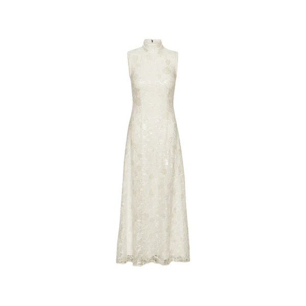 Rotate White Dress luxury Clothing from Coveti Marketplace