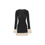 Rotate Black Dress luxury Clothing from Coveti Marketplace