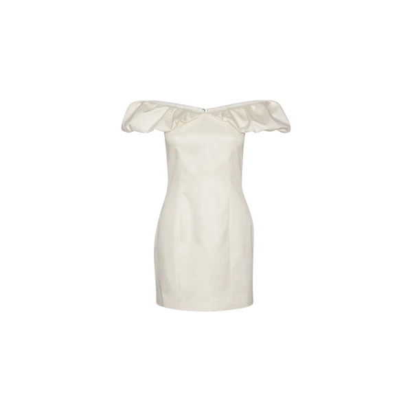 Rotate White Dress luxury Clothing from Coveti Marketplace