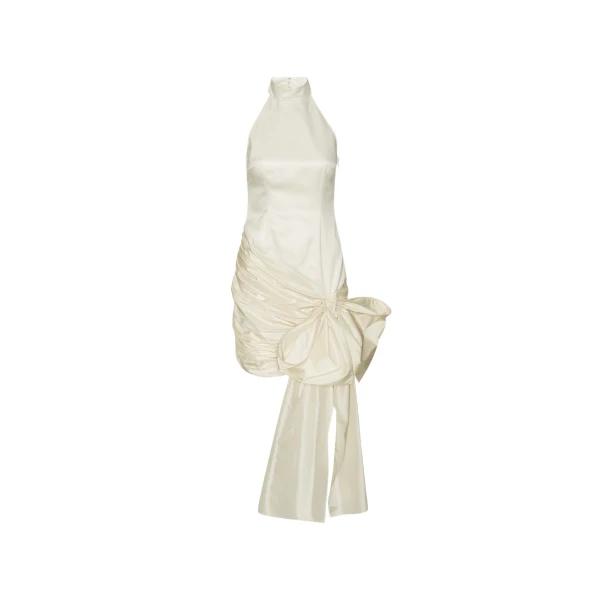 Rotate White Dress luxury Clothing from Coveti Marketplace