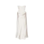 Rotate White Dress luxury Clothing from Coveti Marketplace