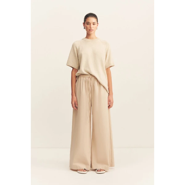 Shona Joy Ivory Pants luxury Clothing from Coveti Marketplace