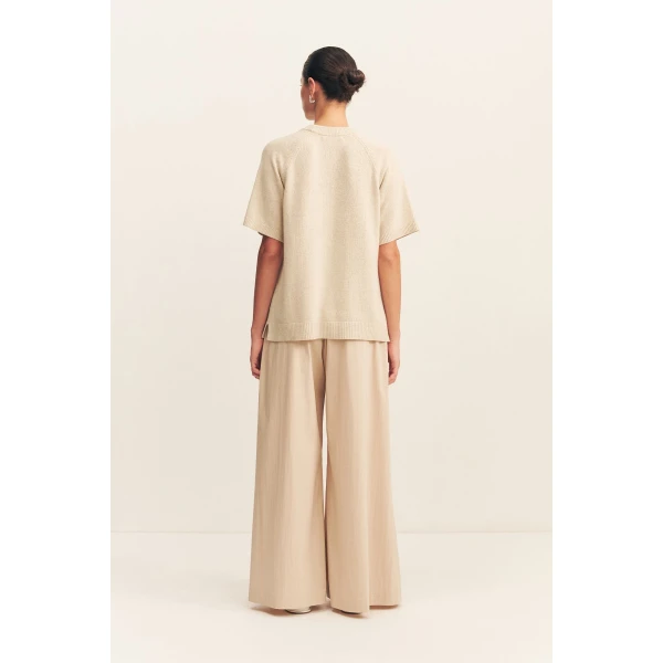 Elasticated waistband with adjustable drawstring