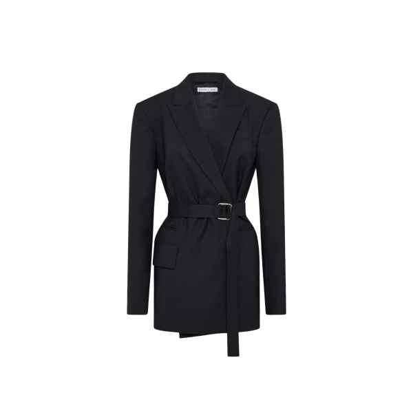 Castro Belted Blazer - Black