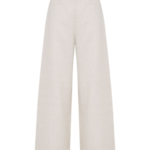 Shona Joy Ivory Pants luxury Clothing from Coveti Marketplace