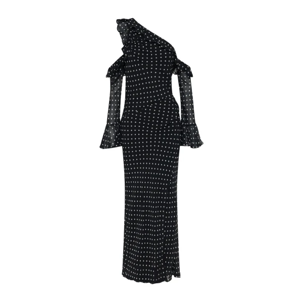 Houston Long Sleeve Ruffle Maxi Dress