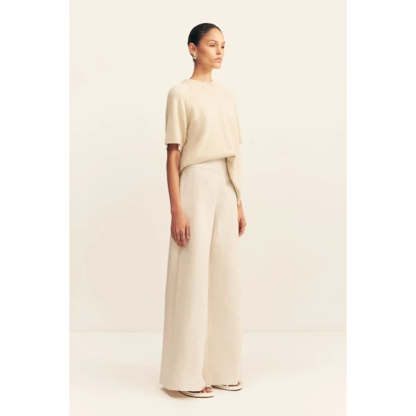 Wool blend knit