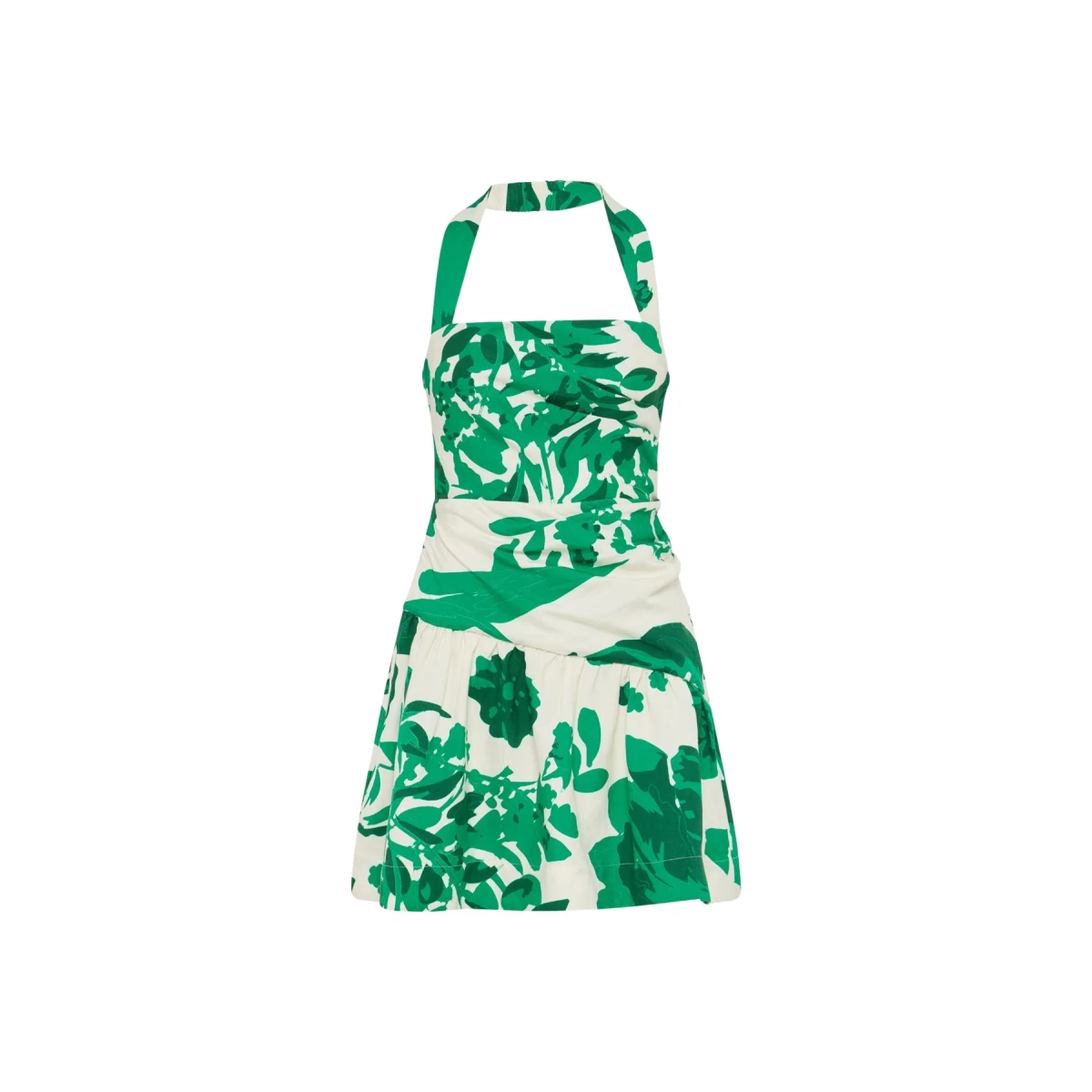 Joni Halter Draped Mini Dress - Image 1