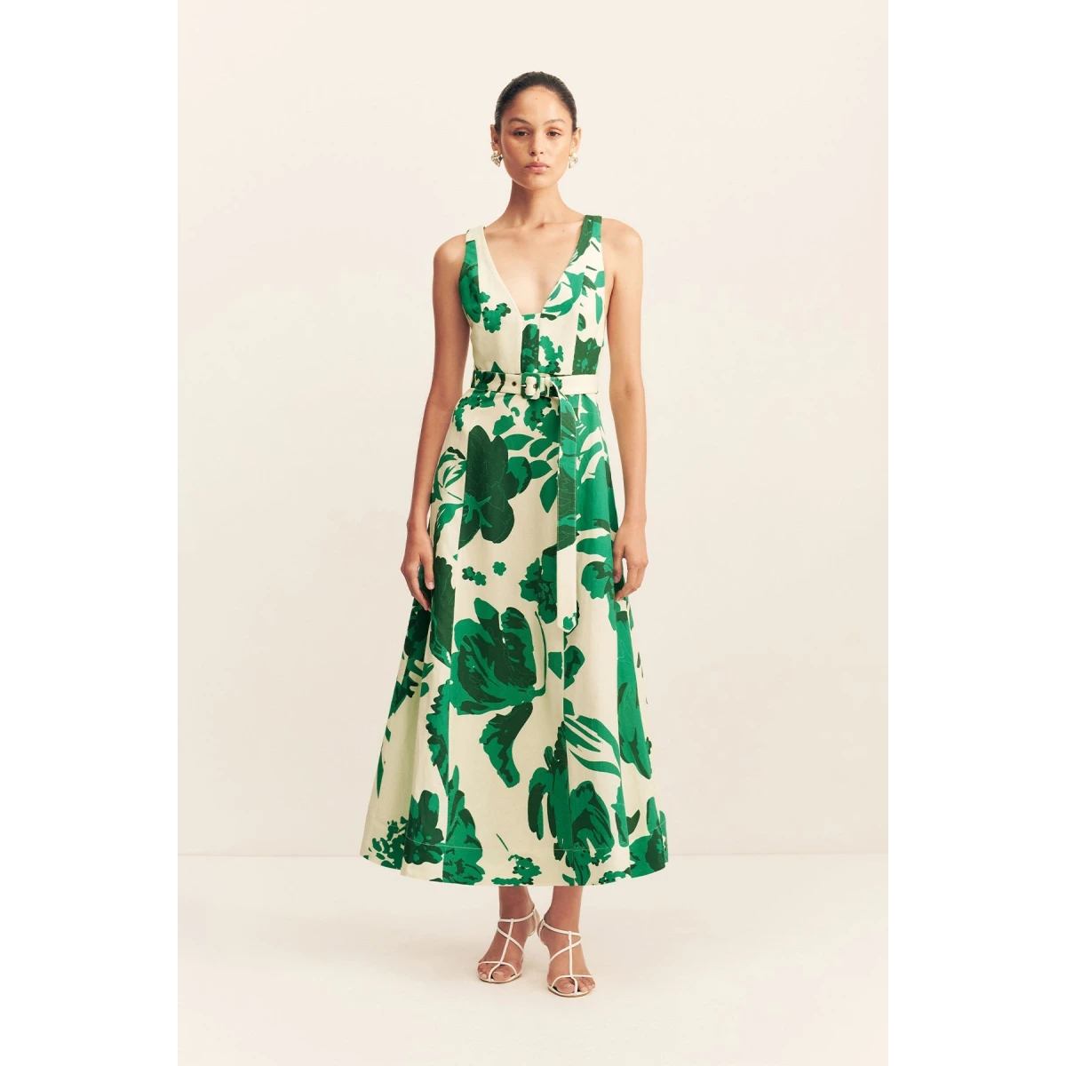 Joni Panelled Midi Dress - Image 2