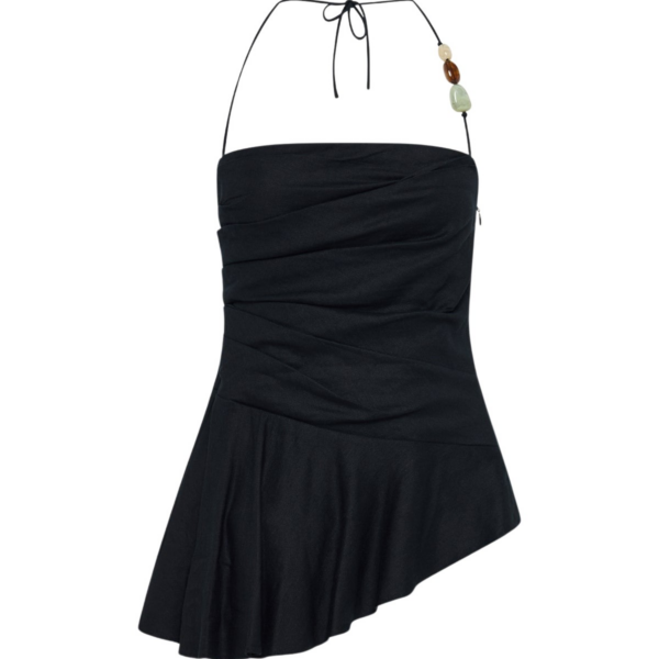 Shona Joy Black Tops luxury Clothing from Coveti Marketplace
