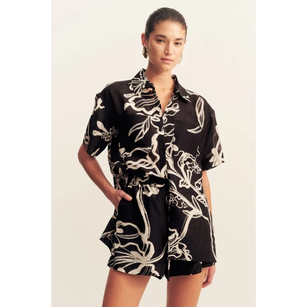 Shadow Bloom floral print