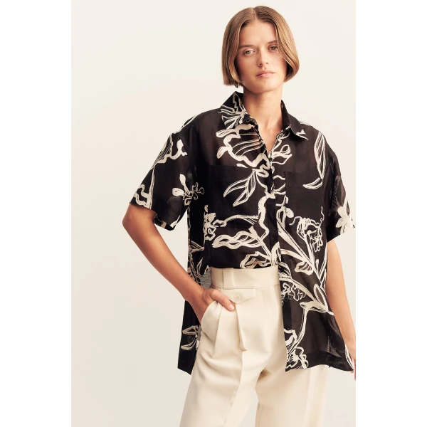 Shadow Bloom floral print