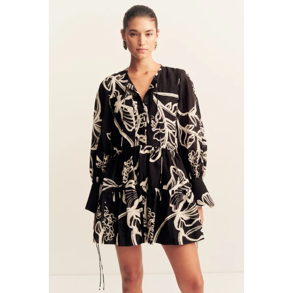 Shadow Bloom floral print
