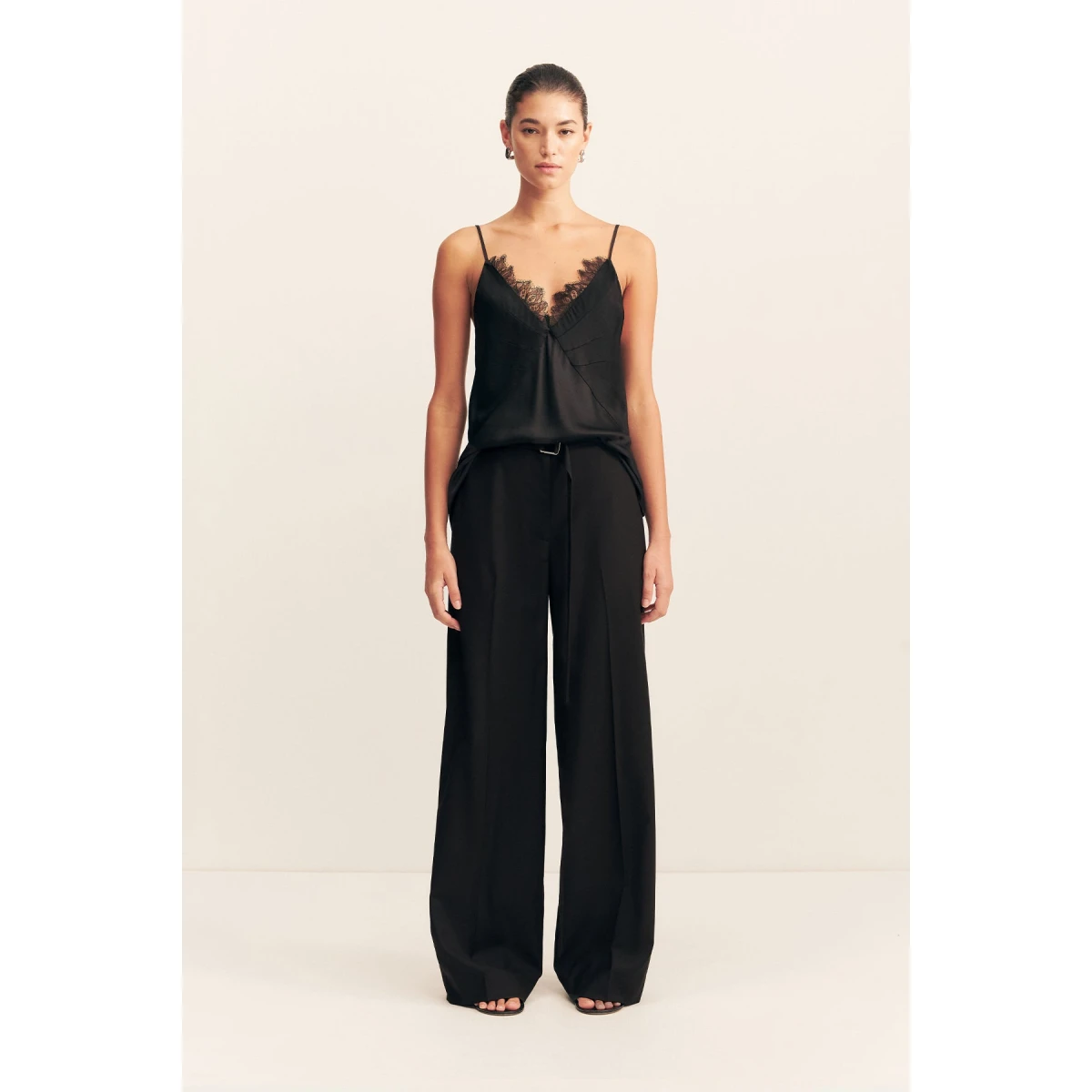 Maisie Lace Cami - Black - Image 2