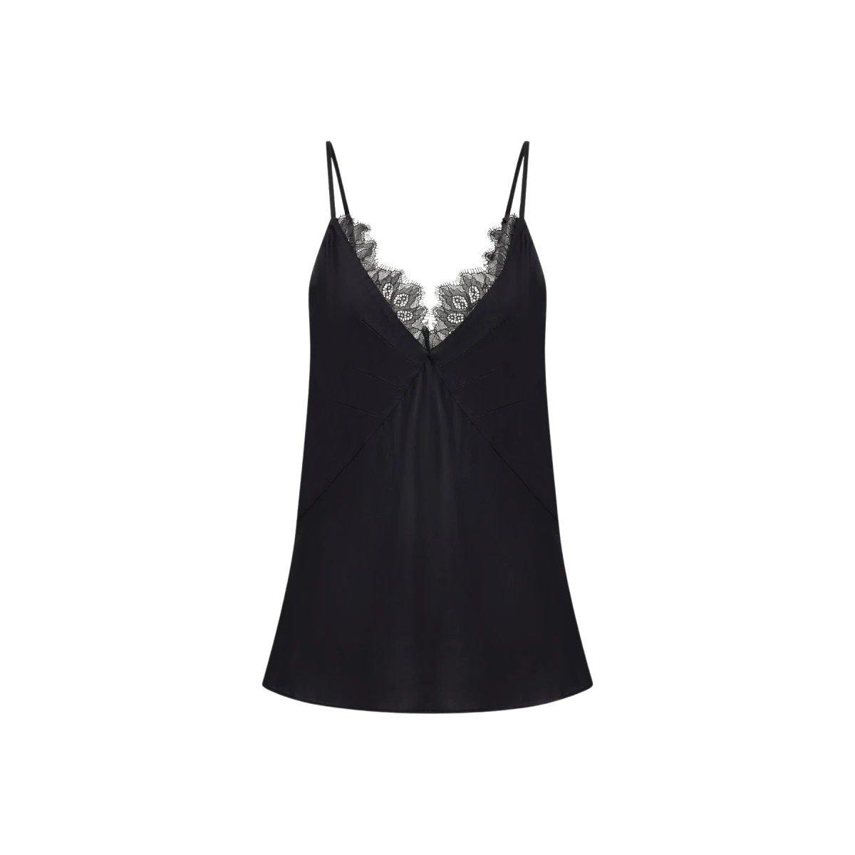 Maisie Lace Cami - Black - Image 1