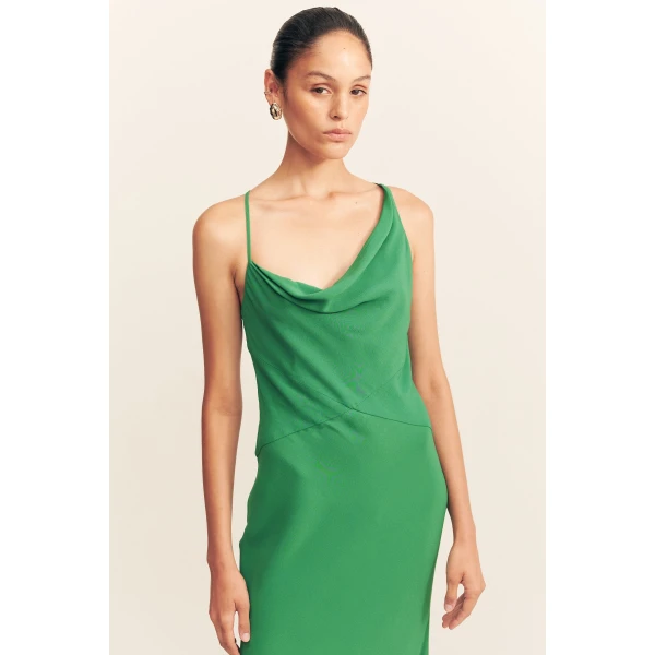 Satin-back crepe
