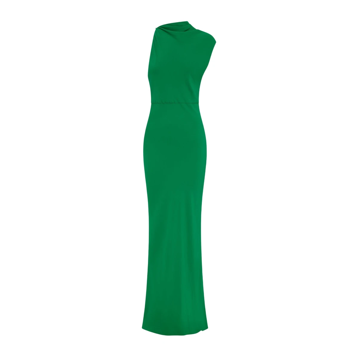 Rio Draped Cowl Maxi Dress - Abundant Green - Image 1