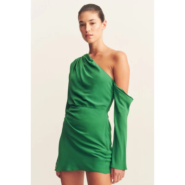 Satin-back crepe