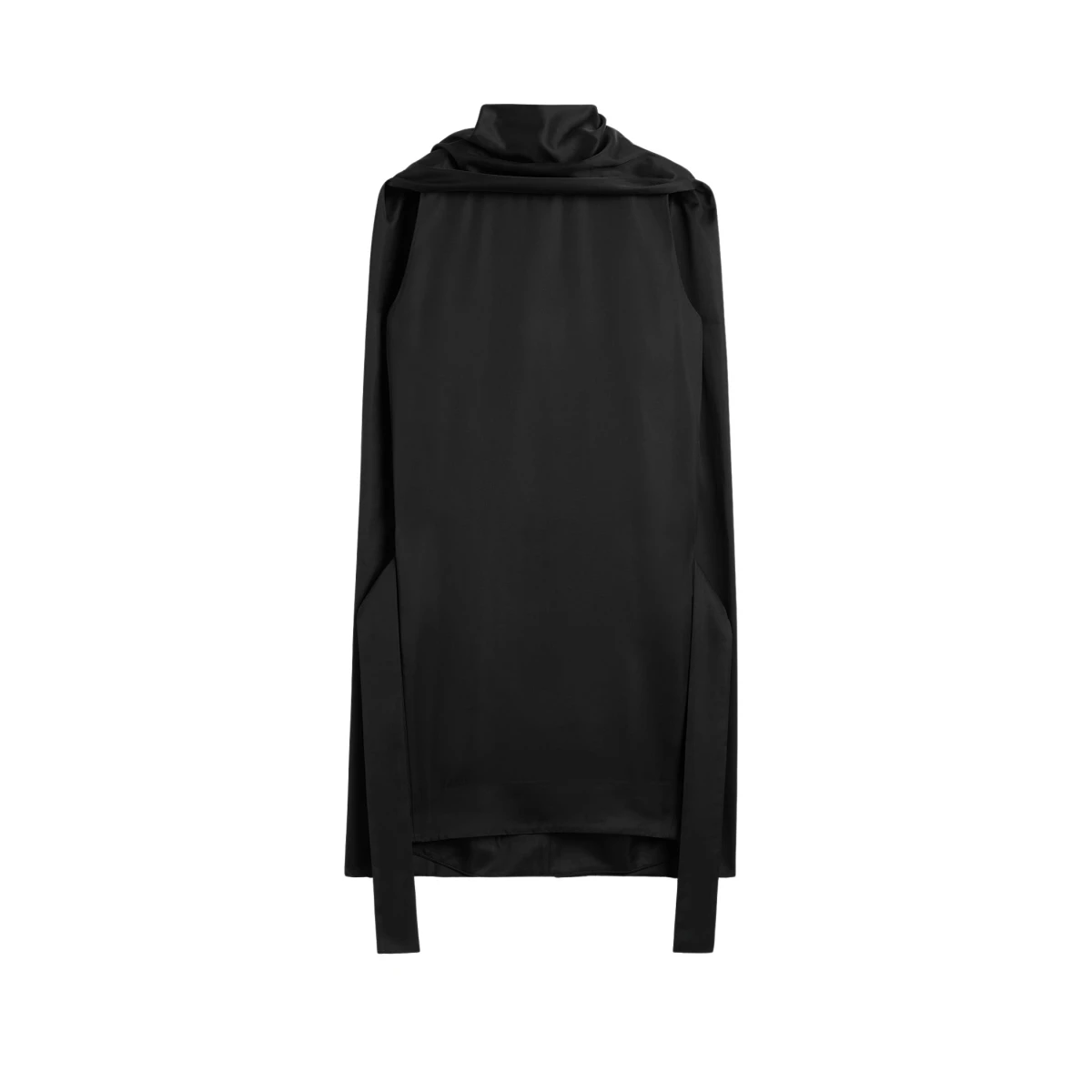 Cocoon scarf dress black - Image 1