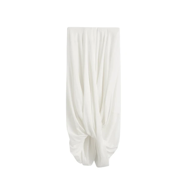 Cocoon skirt white