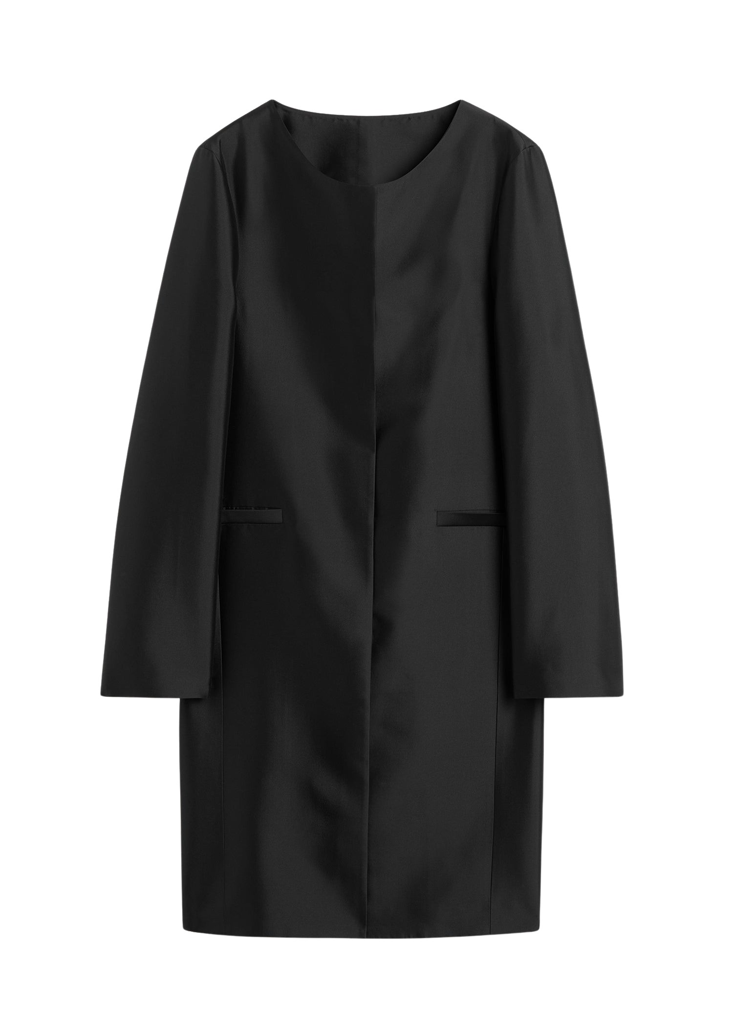 Fabiana Filippi Black Coat | Designer Collection | Coveti