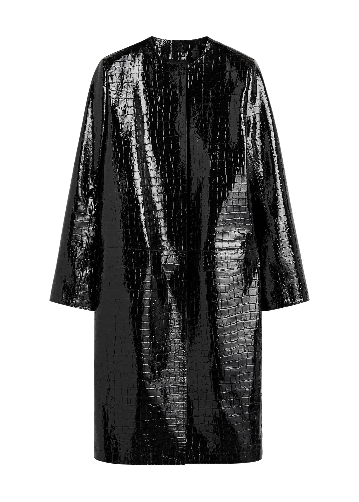 Toteme-Croco-embossed-coat-black65621_nobg Toteme Coat luxury Clothing from Coveti Marketplace