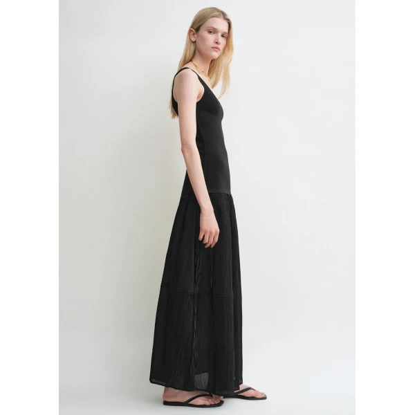Drawstring skirt black - Image 3