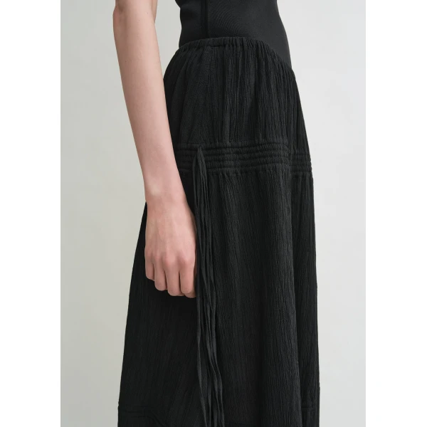 Drawstring skirt black - Image 5
