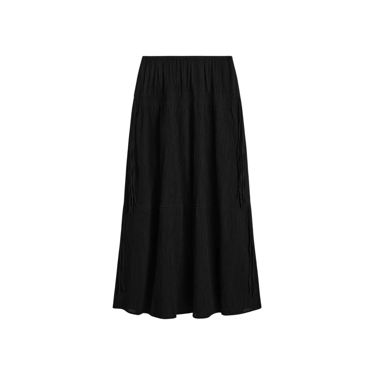 Drawstring skirt black - Image 1