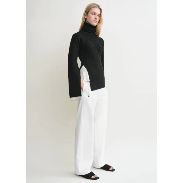 Slit sleeve knit black - Image 3