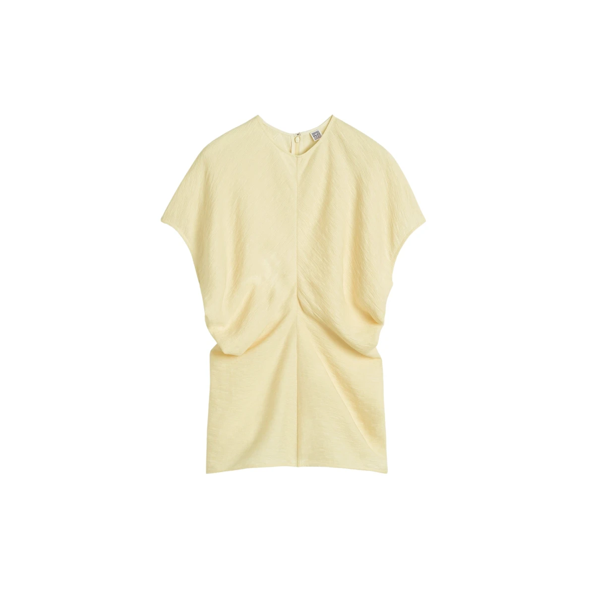Slouch waist basketweave top straw - Image 1