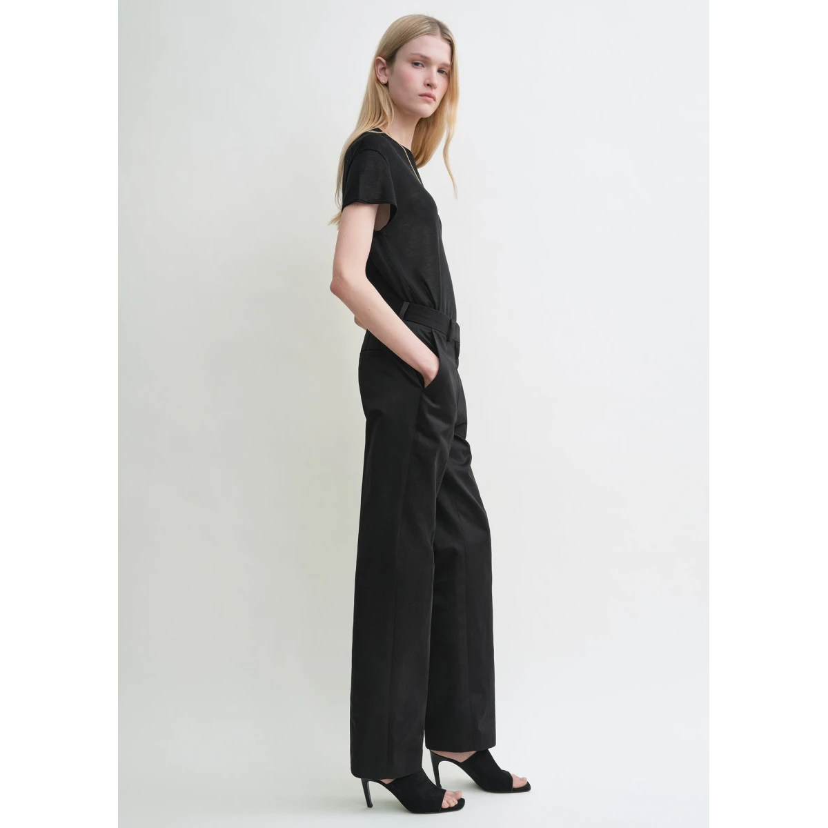 Tailored chinos black Pant - Image 3