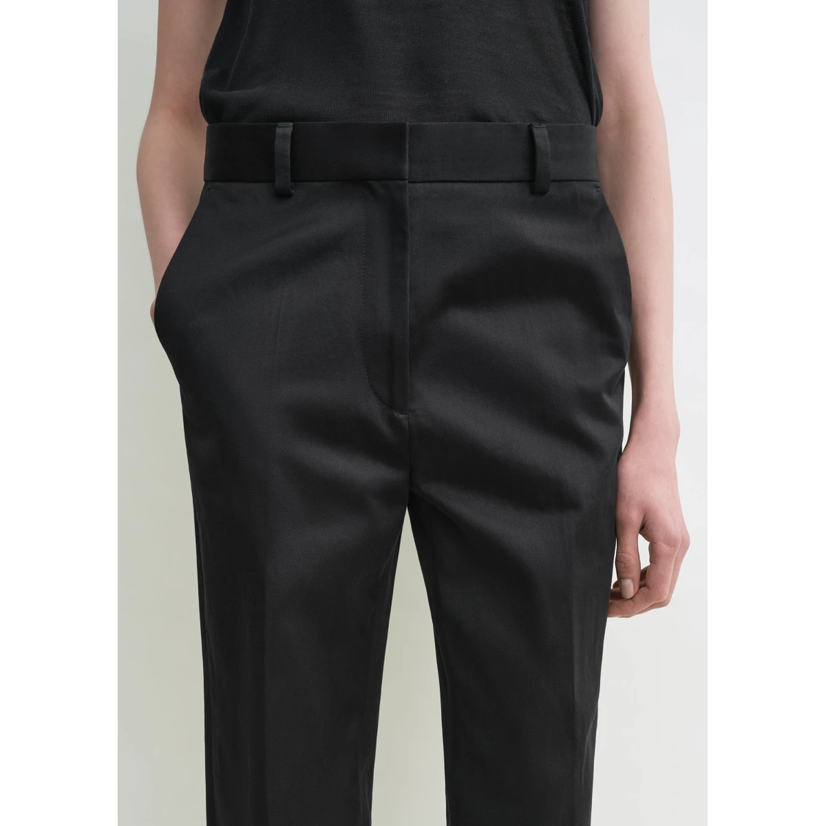 Tailored chinos black Pant - Image 5