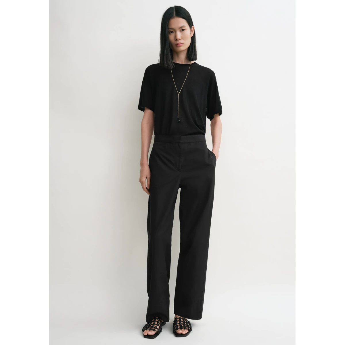 Twisted seam trousers black - Image 3