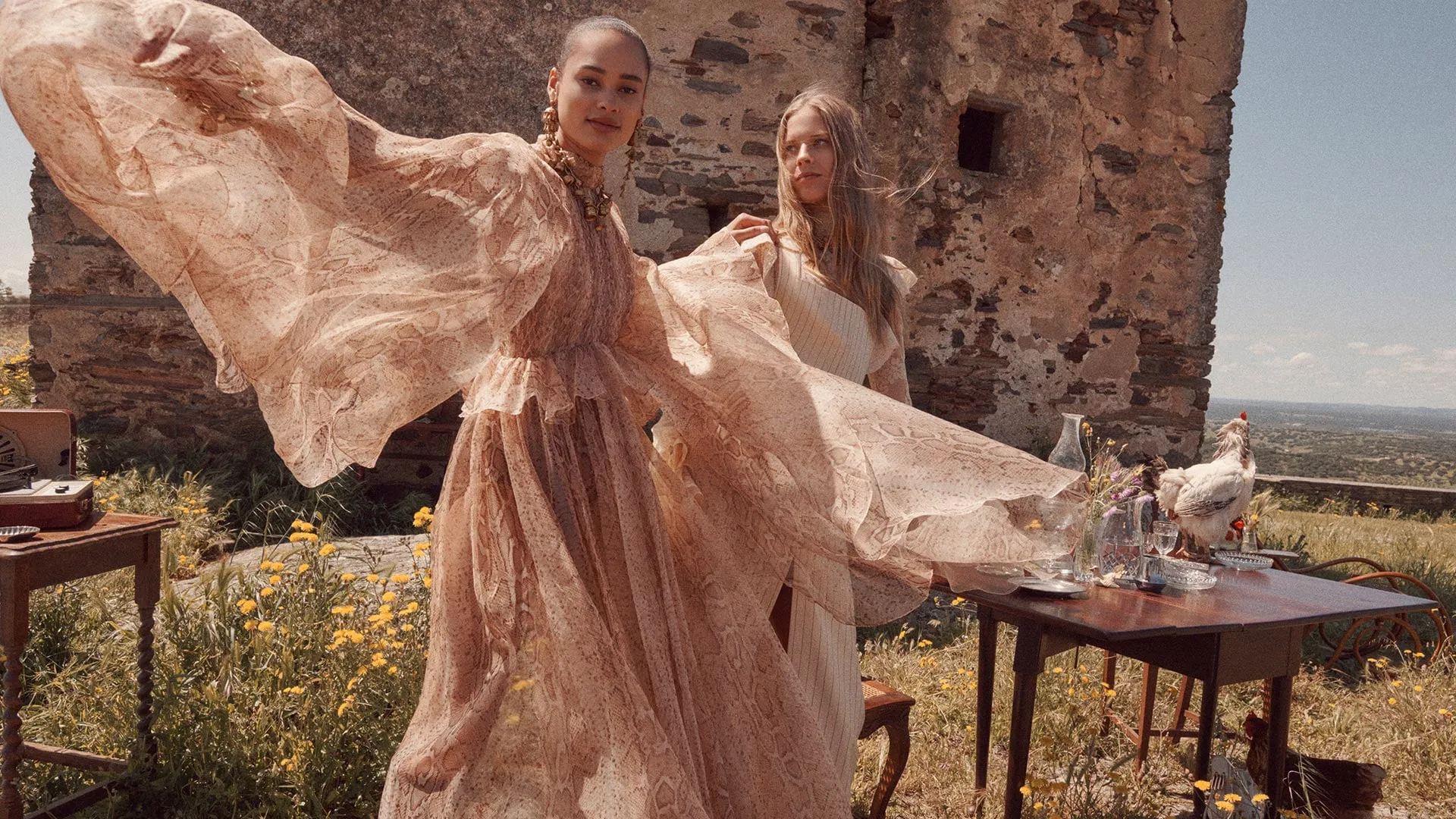 Zimmermann dress collection showcasing elegant silhouettes and premium designer craftsmanship