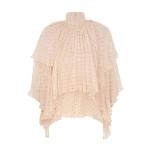 Zimmermann Hypnotic Cascading Blouse | Ready to Wear 2025 Collection Coveti Elevate your elegance in this Zimmermann Tops from the 2025 resort wear edit