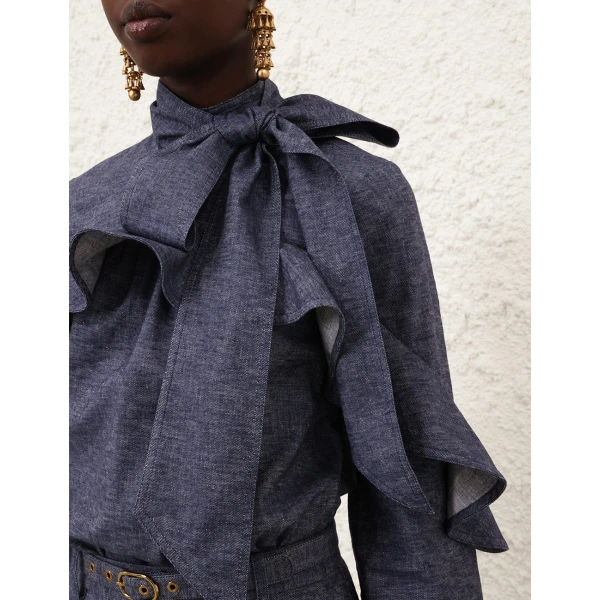 Elevate your elegance in this Zimmermann Tops   from the 2025 resort wear edit