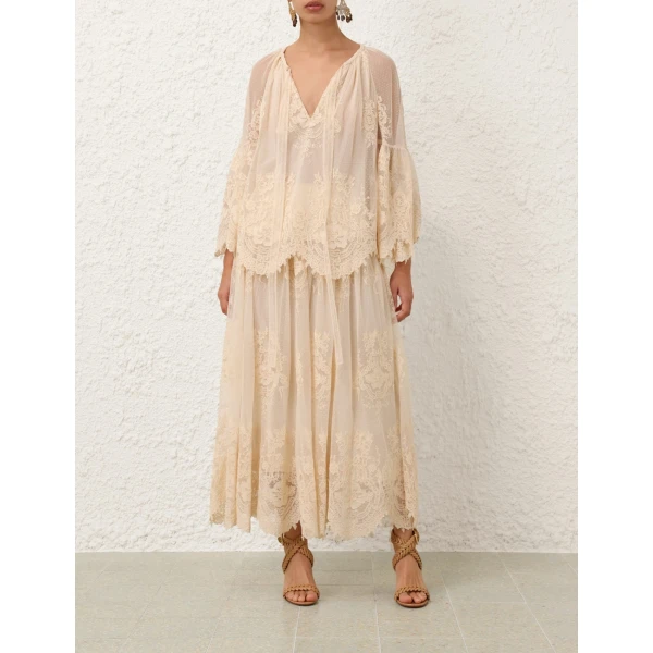 Elevate your elegance in this Zimmermann Skirts   from the 2025 resort wear edit
