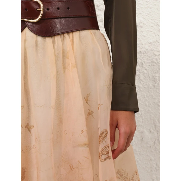 Elevate your elegance in this Zimmermann Skirts   from the 2025 resort wear edit